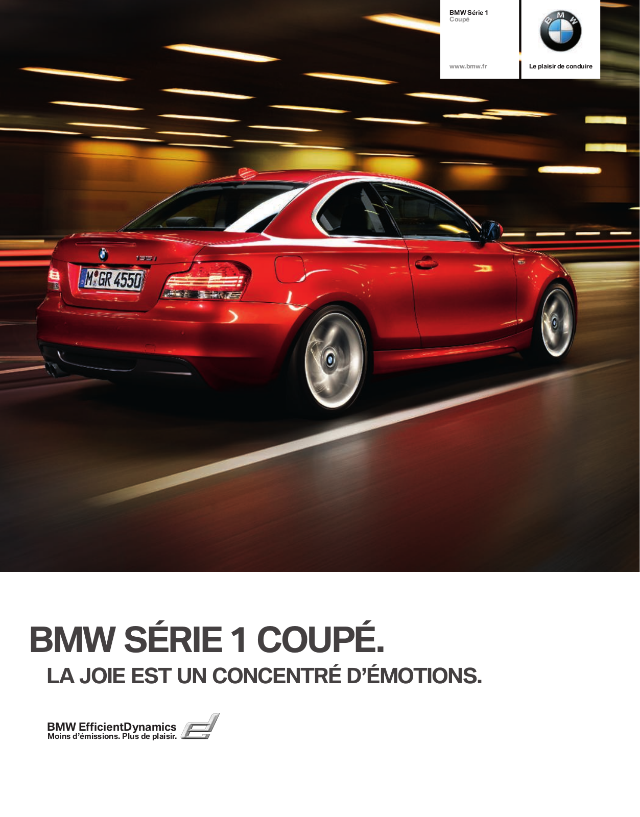 Bmw SÉRIE 1 COUPÉ BROCHURE