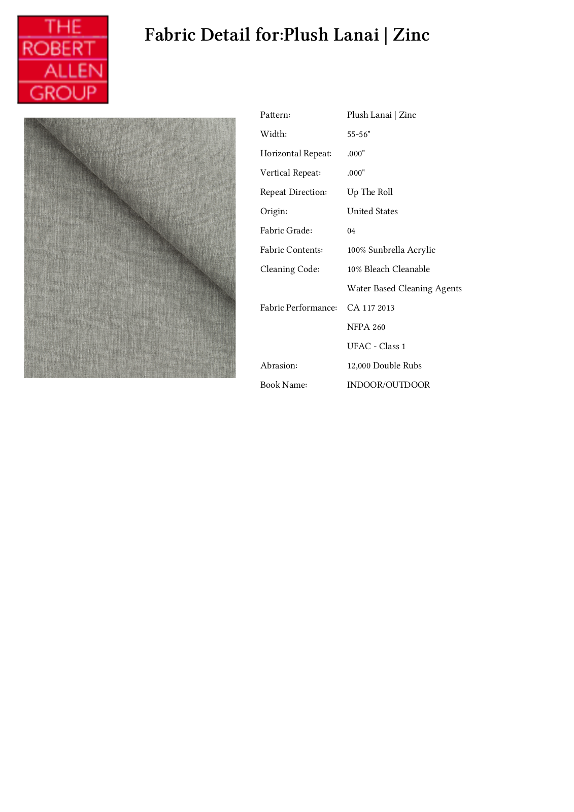 Robert Allen RALF1803 Specifications - ManualMachine.com