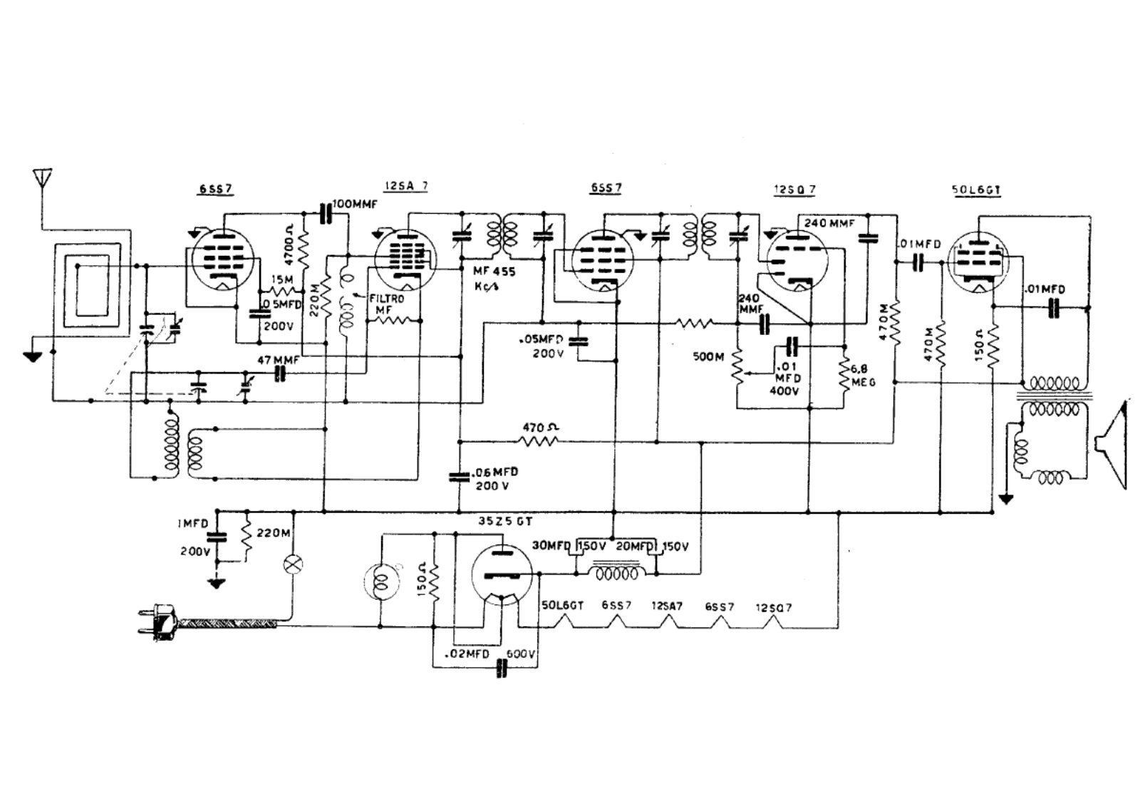 Farnsworth et064, et065, et066 schematic