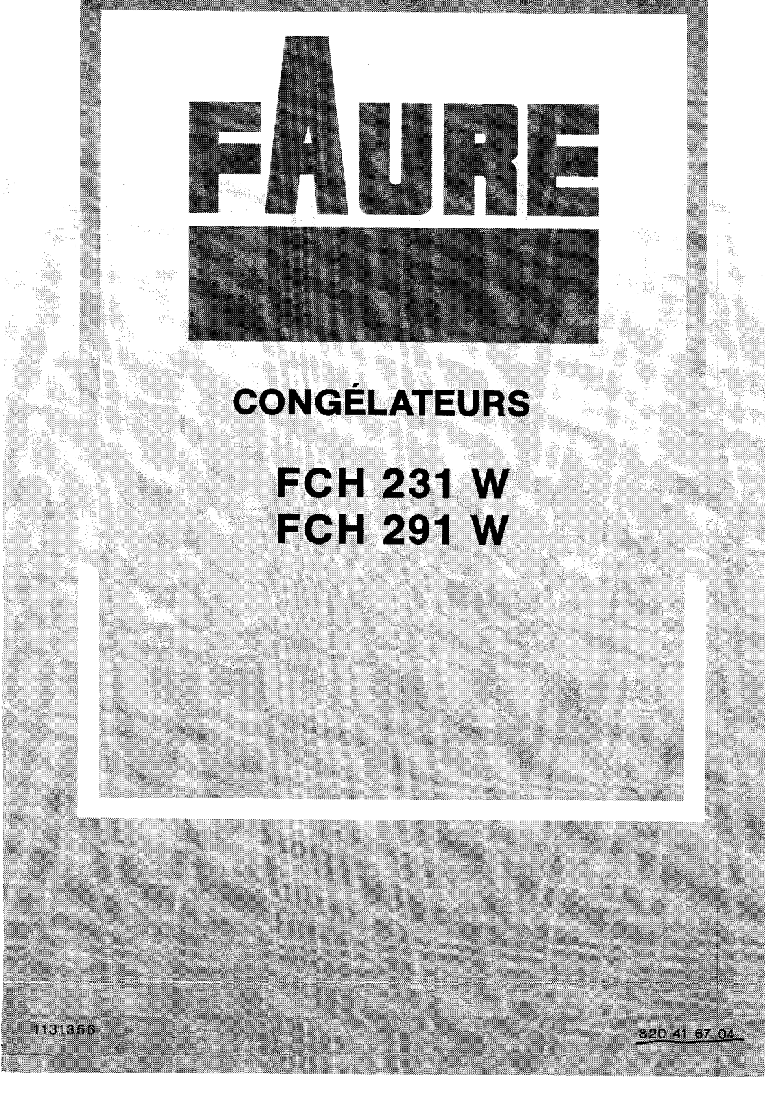 FAURE FCH231W User Manual