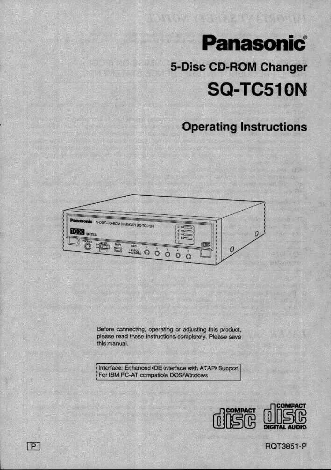 Panasonic VHQ-41M User Manual