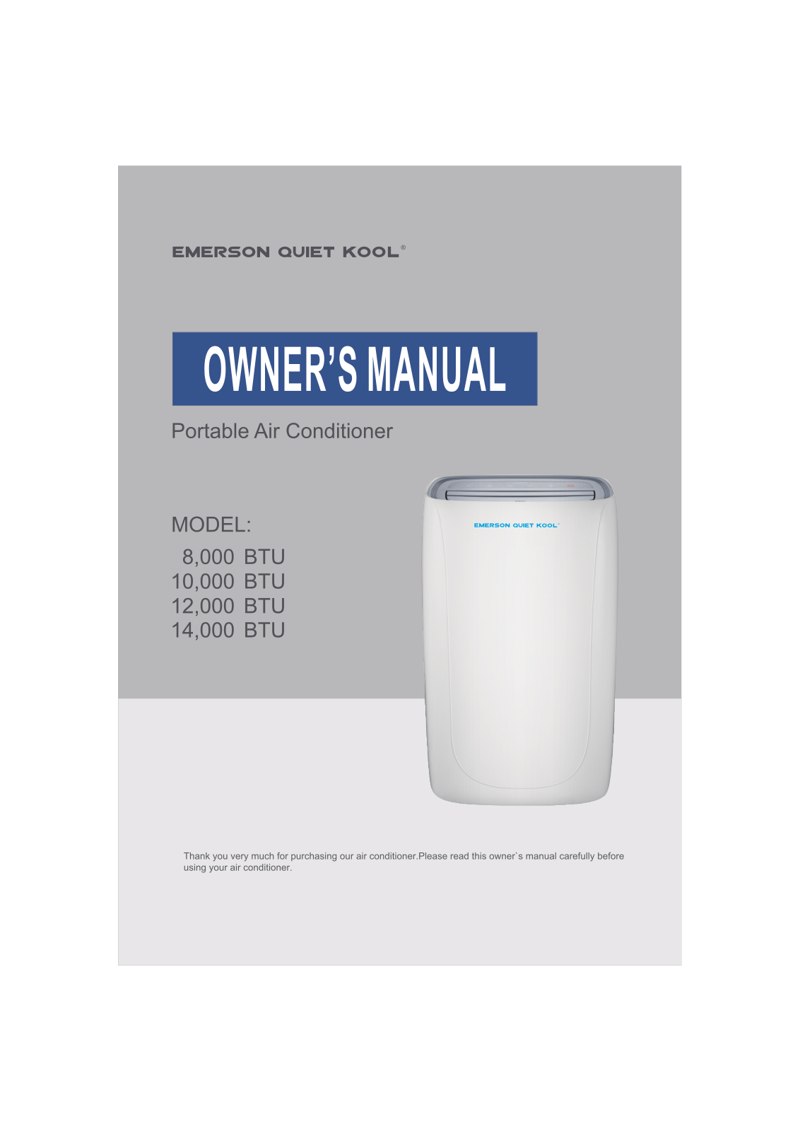 Emerson EAPE14RSD1, EAPE12RSD1 User Manual