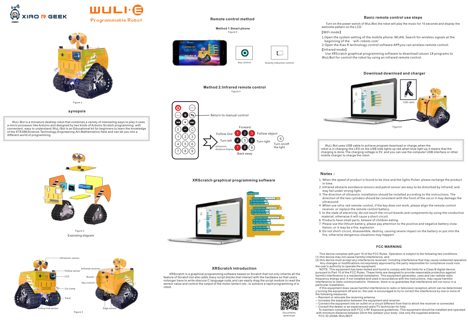 Xiao R Geek Technology WULIBOT User Manual