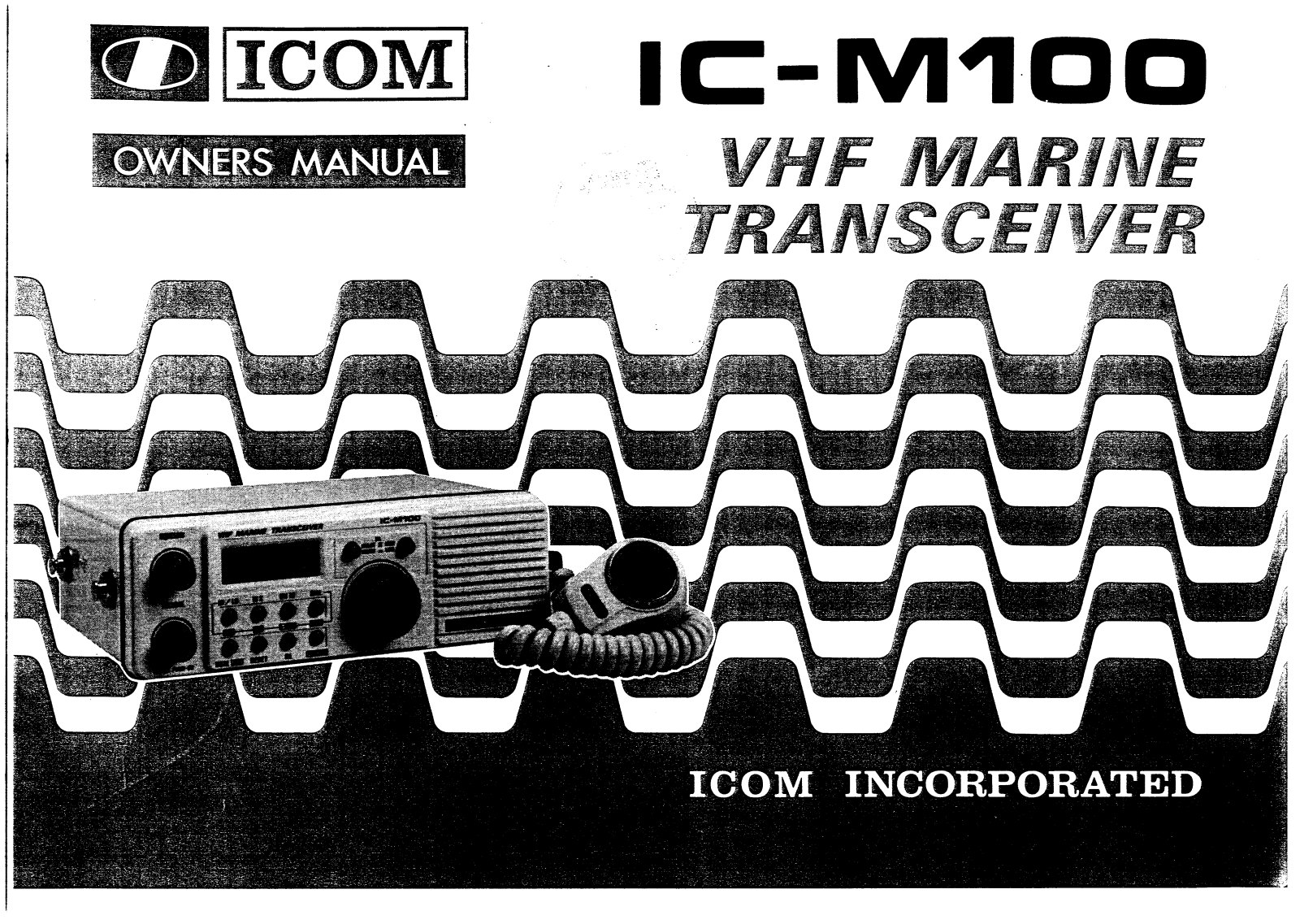 Icom IC-M100 User Manual