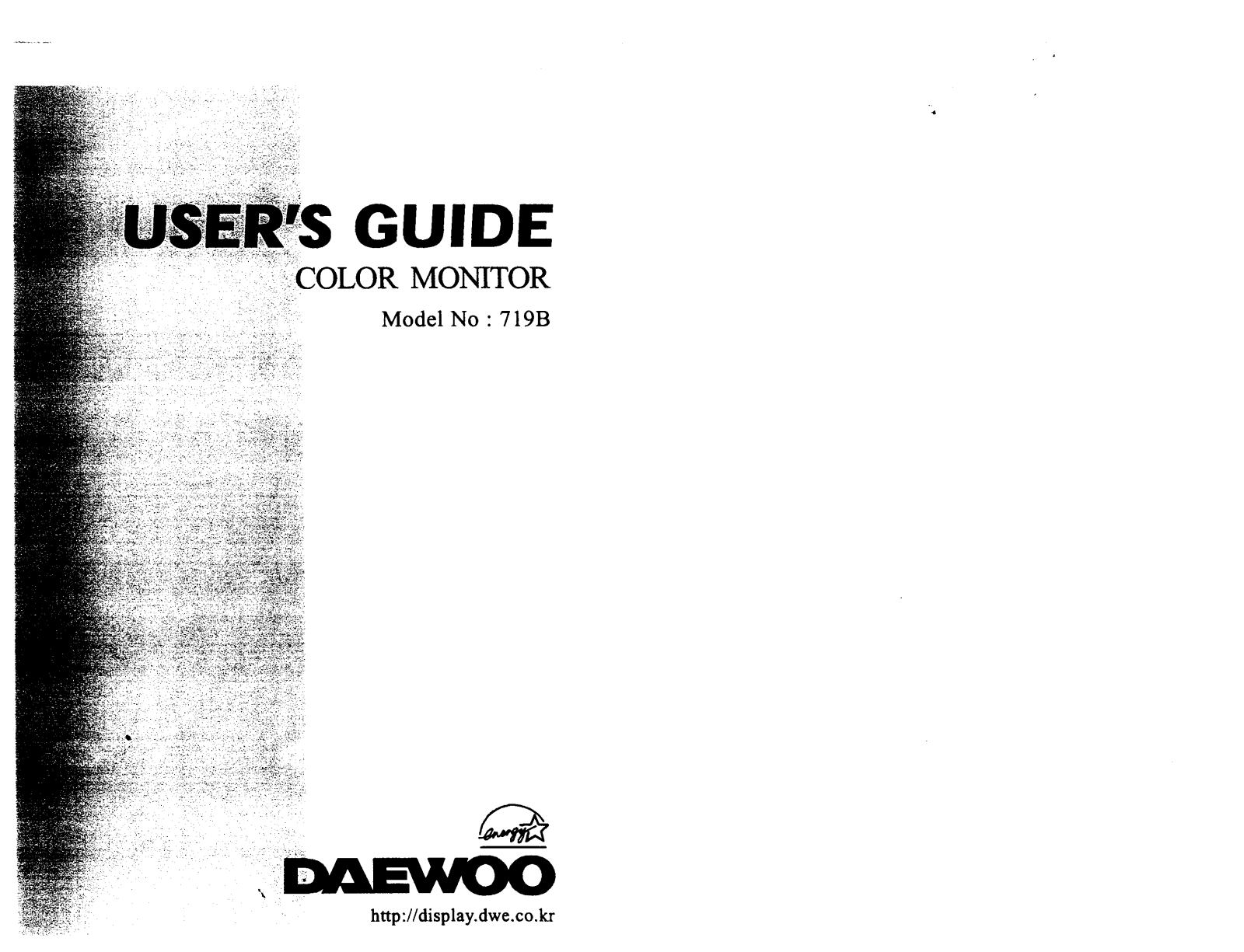 WINIADAEWOO 7NFCMC719B Users manual