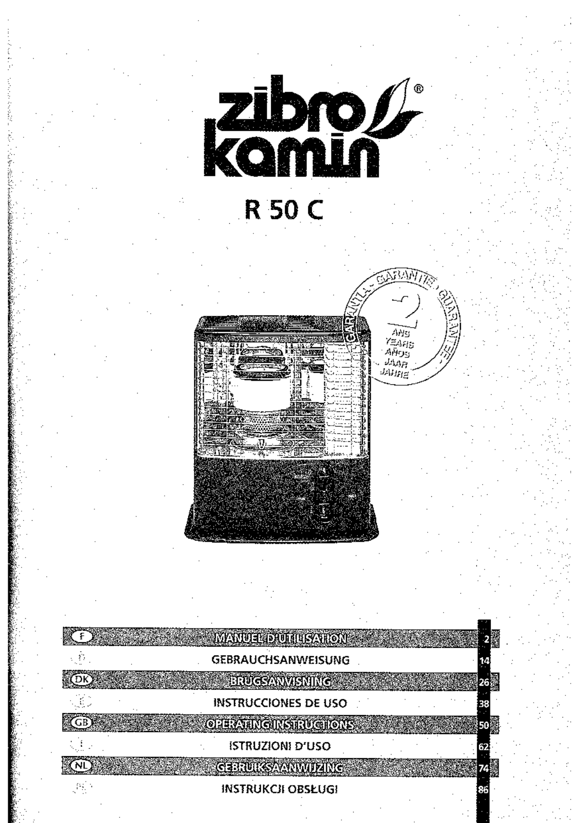 Zibro R50C User Manual