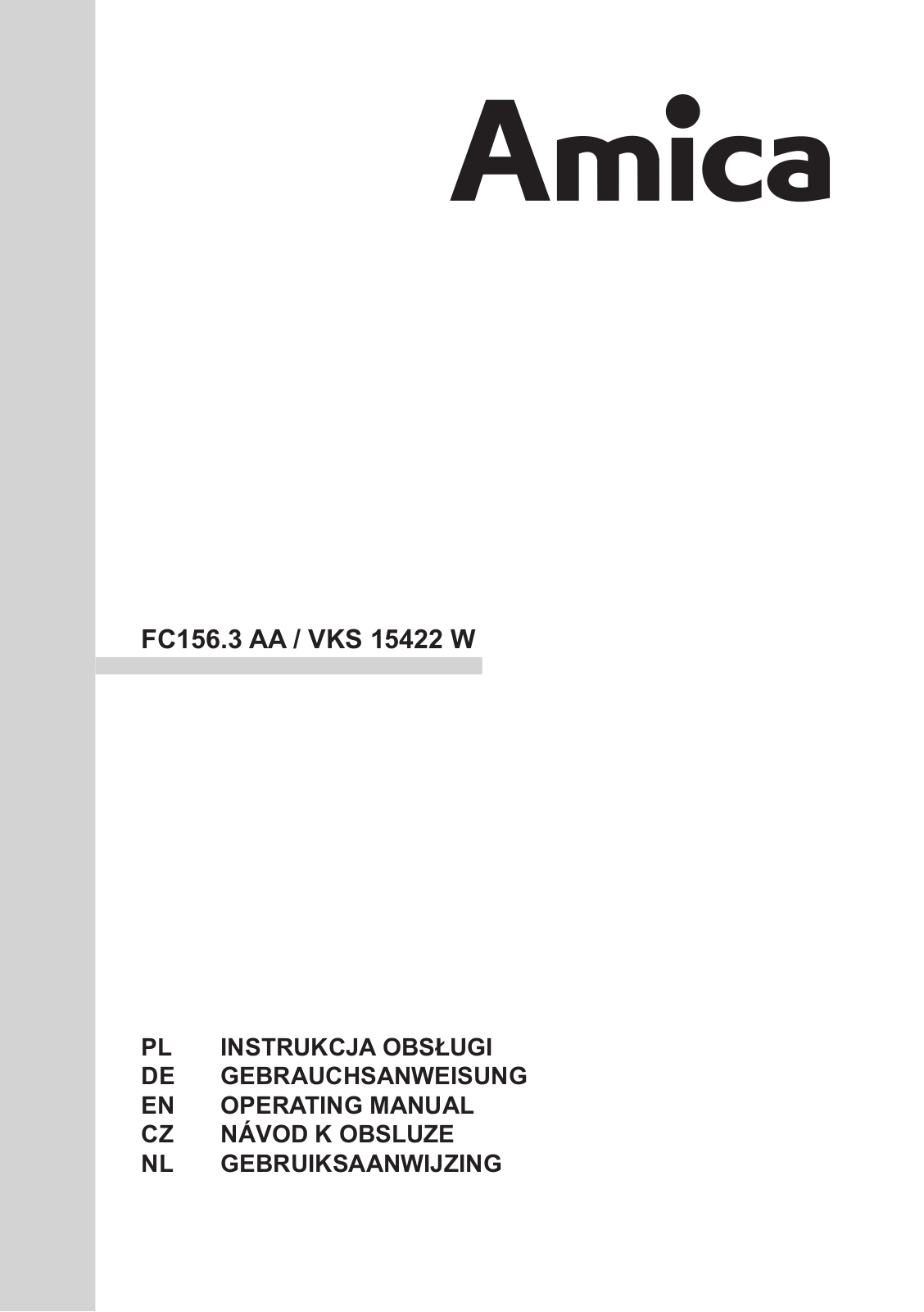 Amica VKS 15422 W User Manual