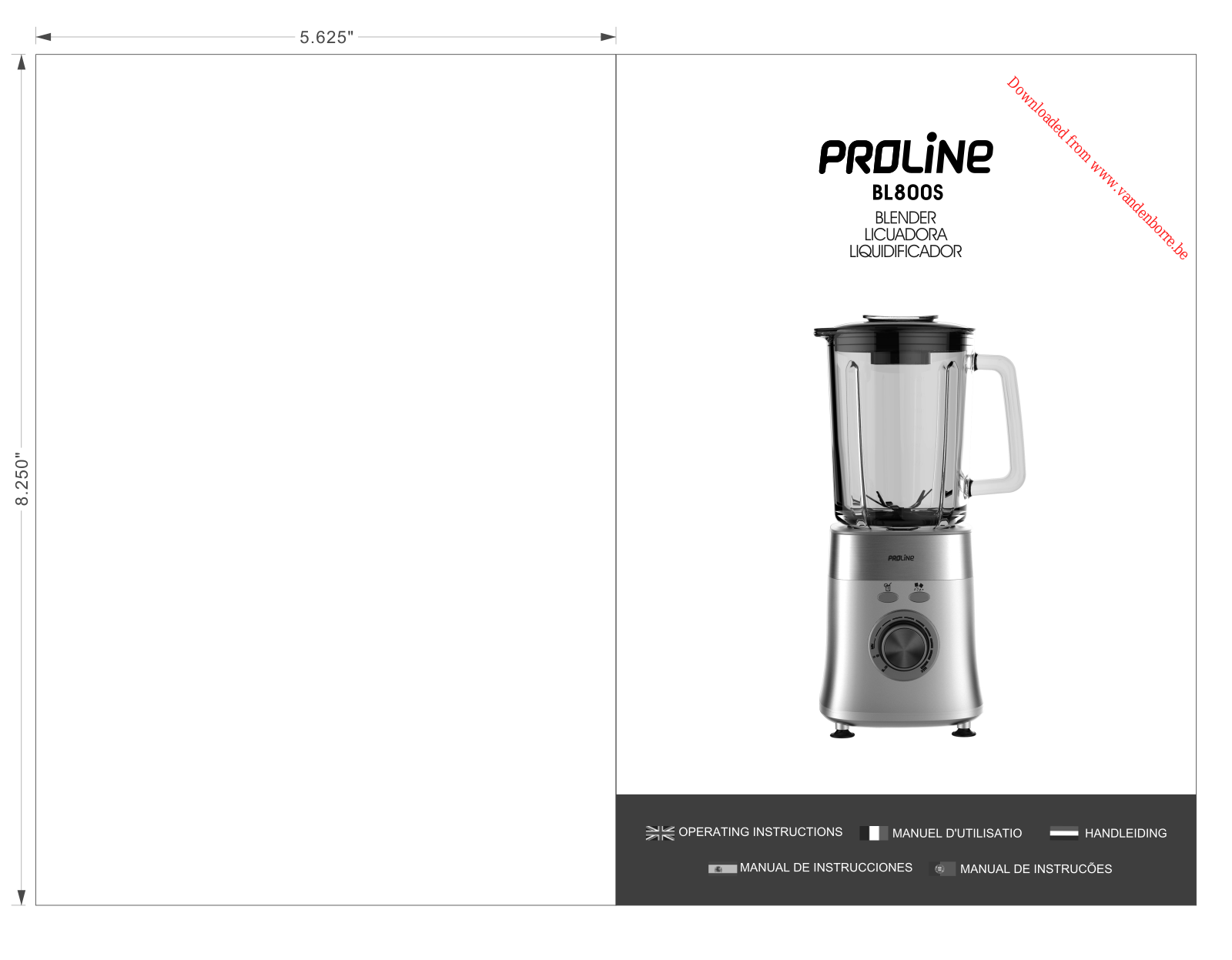 PROLINE BL800S User Manual