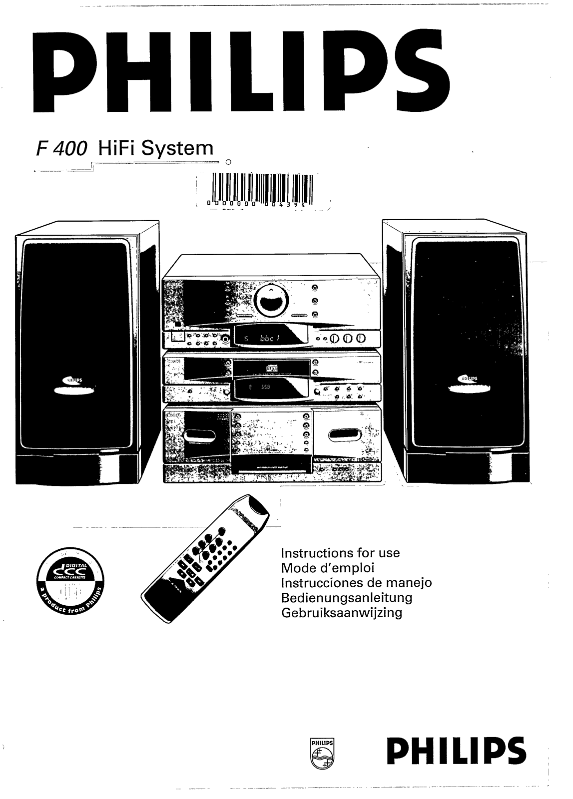 Philips F400/P00 User Manual