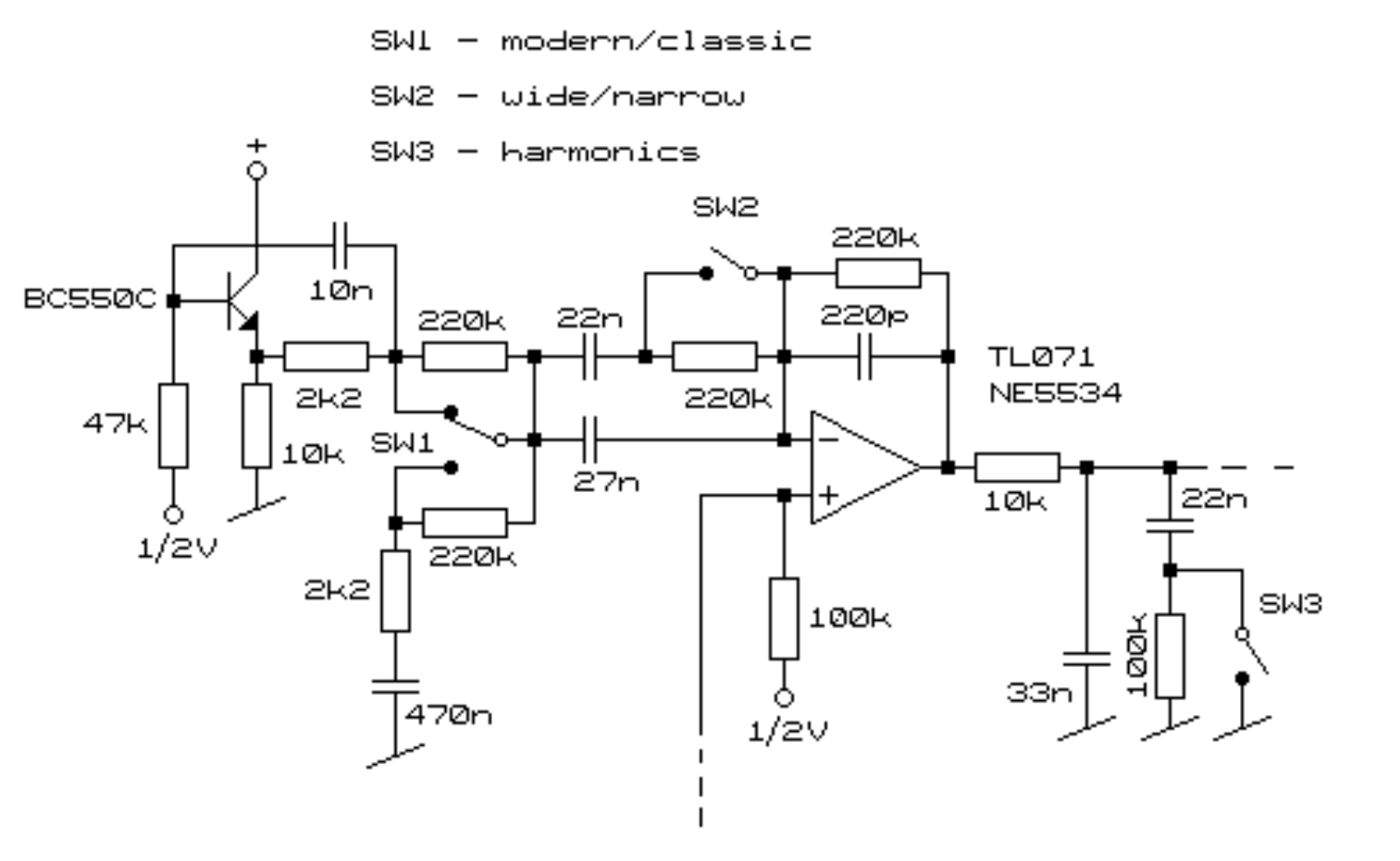 Boss mt2 schematic