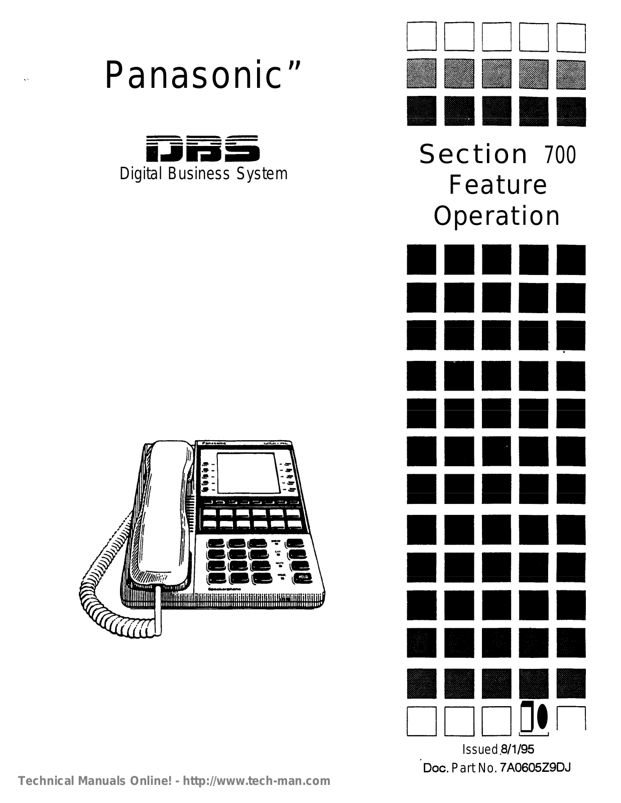 Panasonic DBS 96 Operation Guide