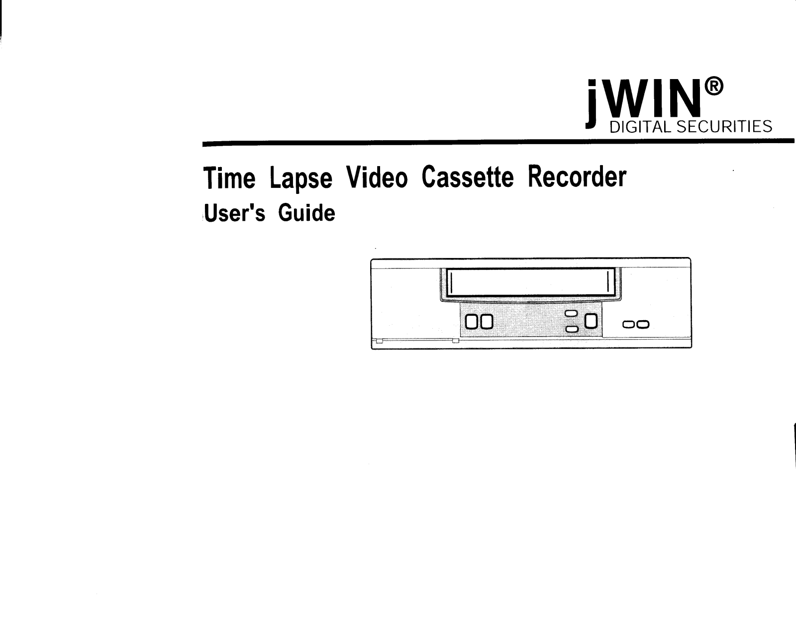 Jwin JV-CR9700 User Manual