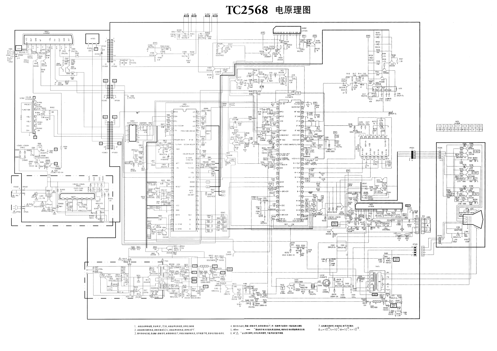 Hisense TC2568 Schematic