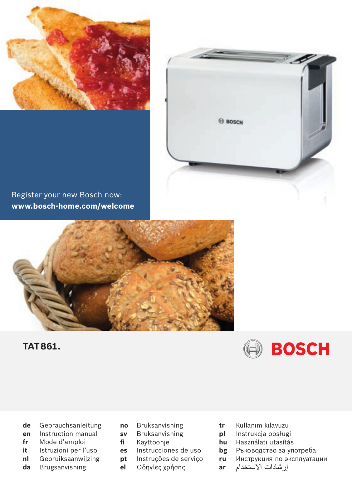 Bosch TAT 861 User Guide