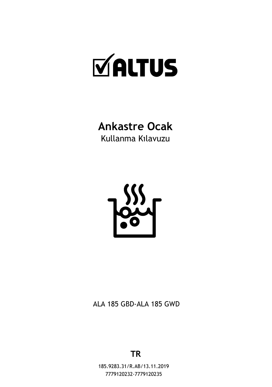 Altus ALA185GBD User manual