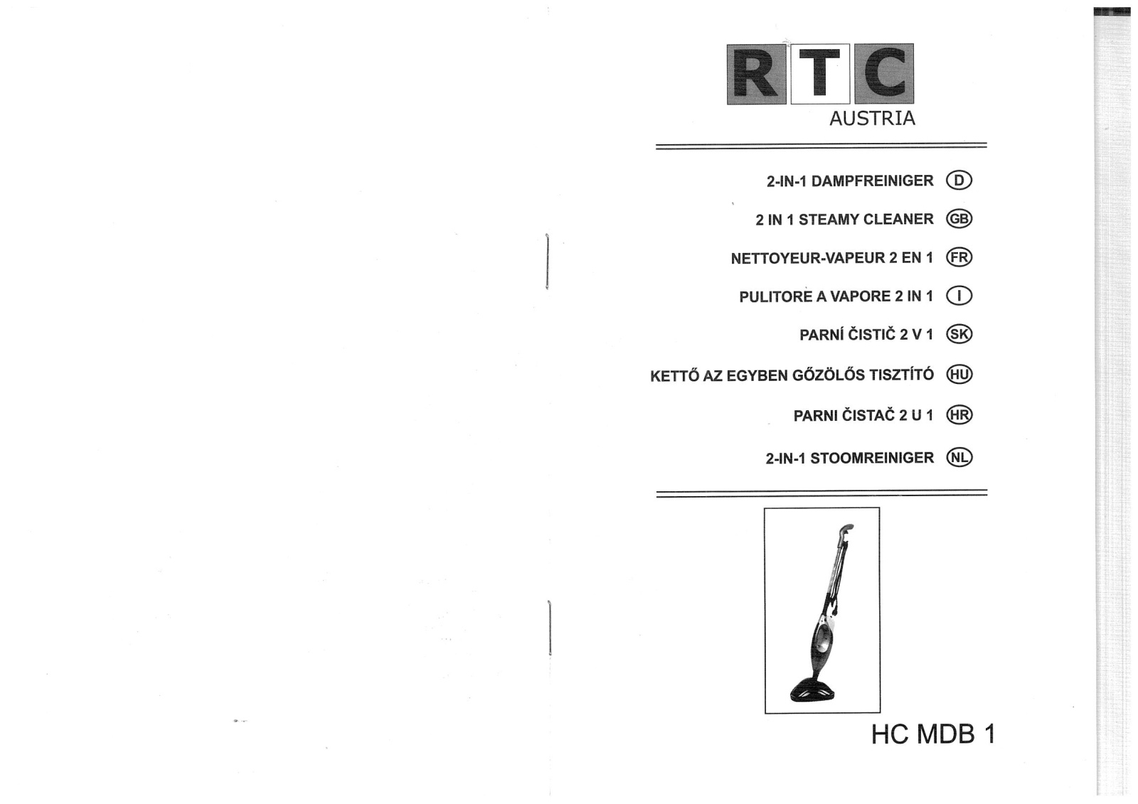 RTC HC MDB 1 User guide