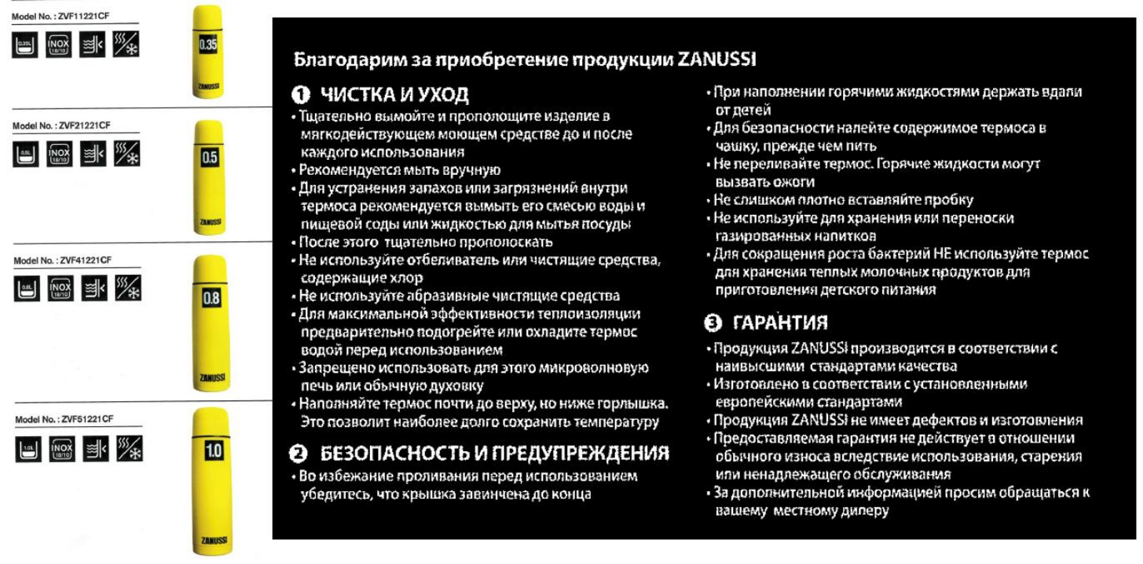 Zanussi ZVF11221CF User Manual