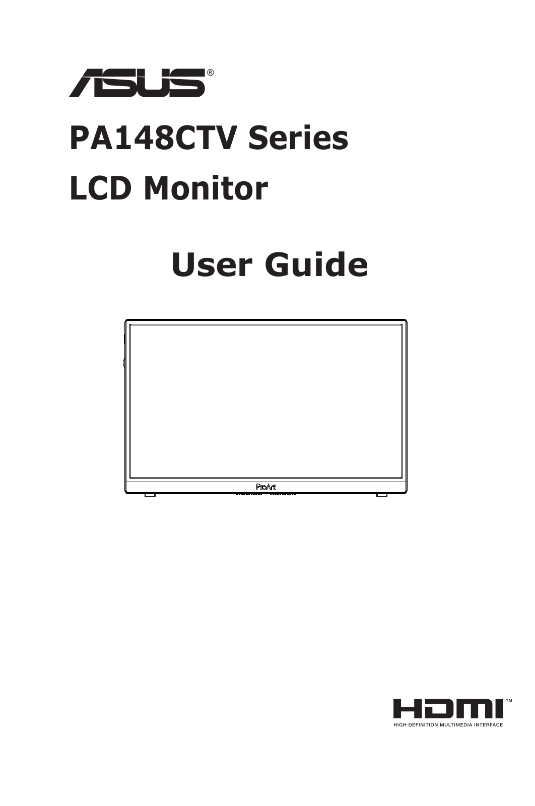 ASUS PA148CTV User Manual