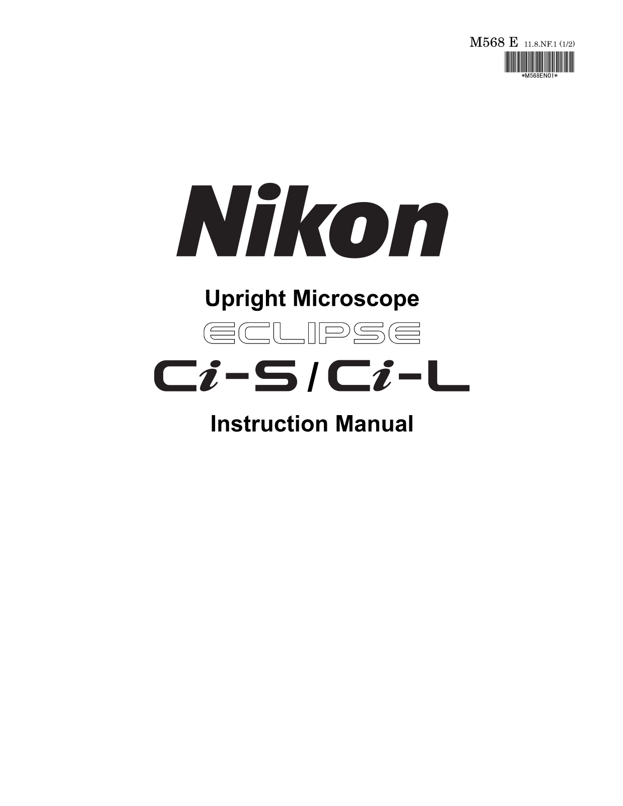 Nikon ECLIPSE Ci-S, ECLIPSE Ci-L Instruction Manual