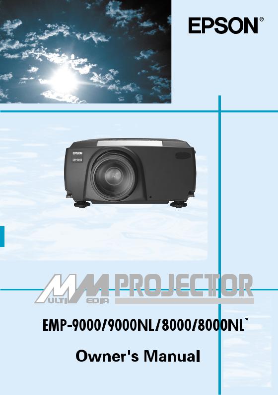 Epson EMP-8000NL, EMP-9000, EMP-9000NL User Manual