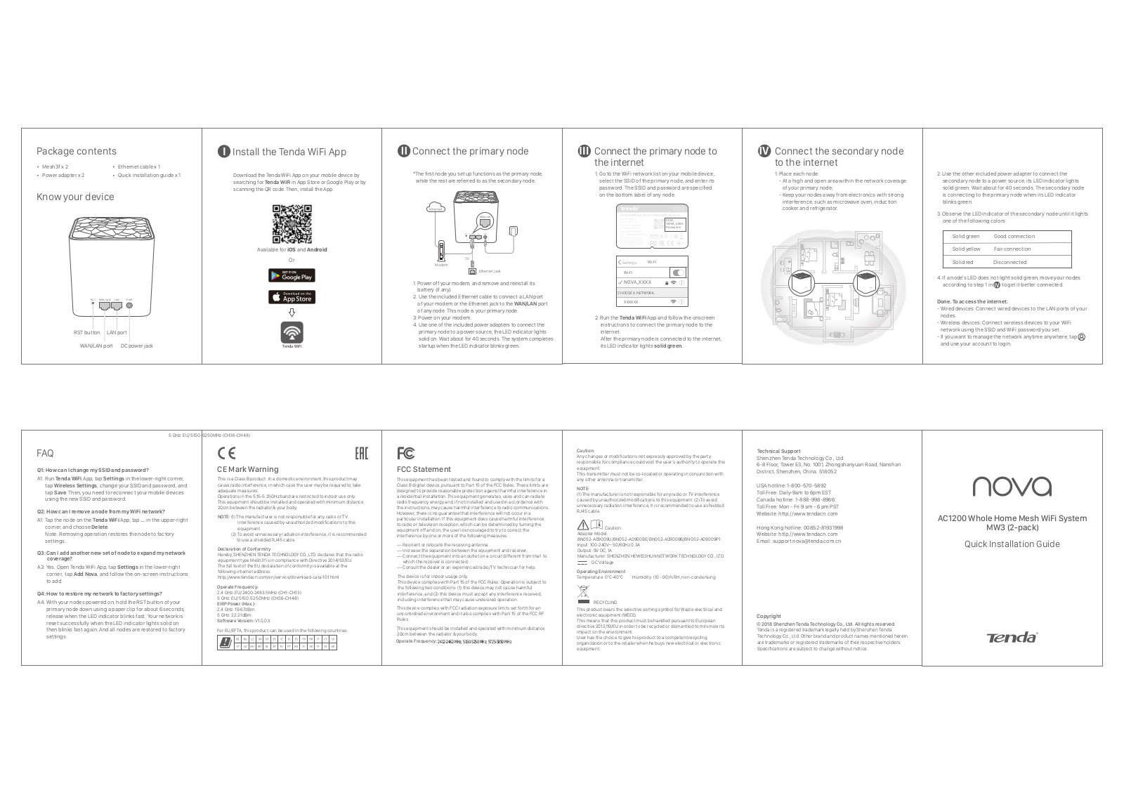 TENDA TECHNOLOGY MESH3F User Manual