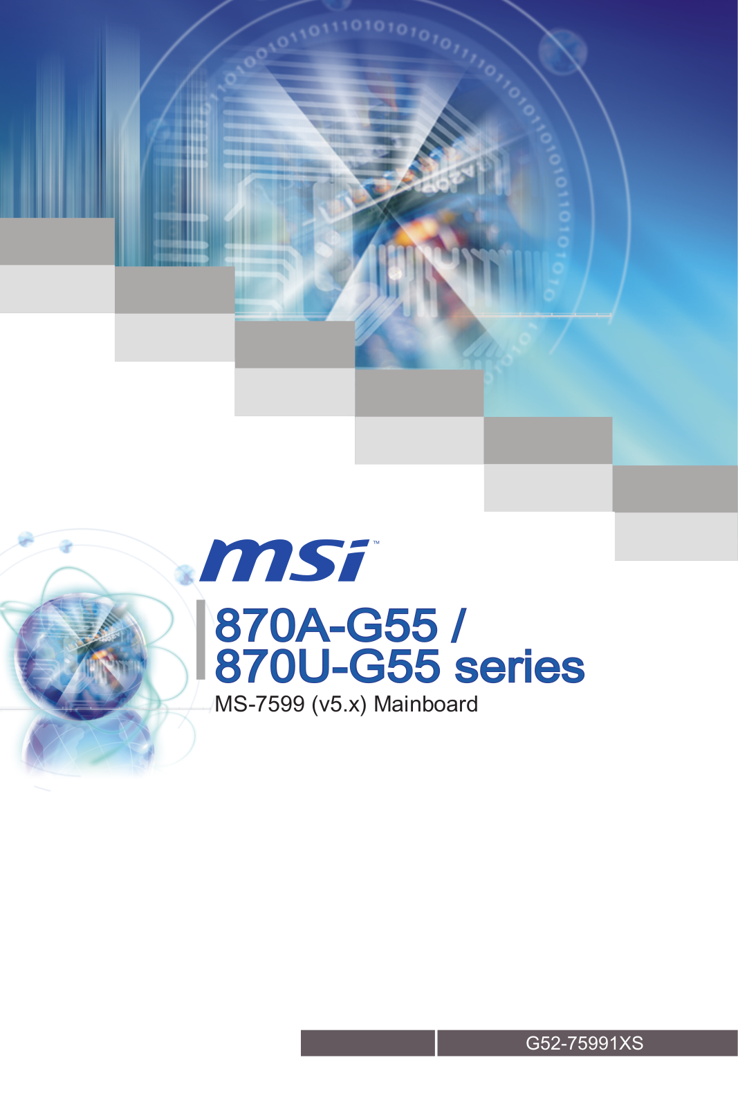 Msi 870A-G55 Series, 870U-G55 Series user Manual