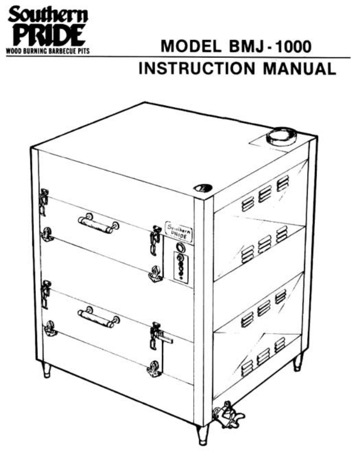Southern Pride BMJ-1000 Installation  Manual