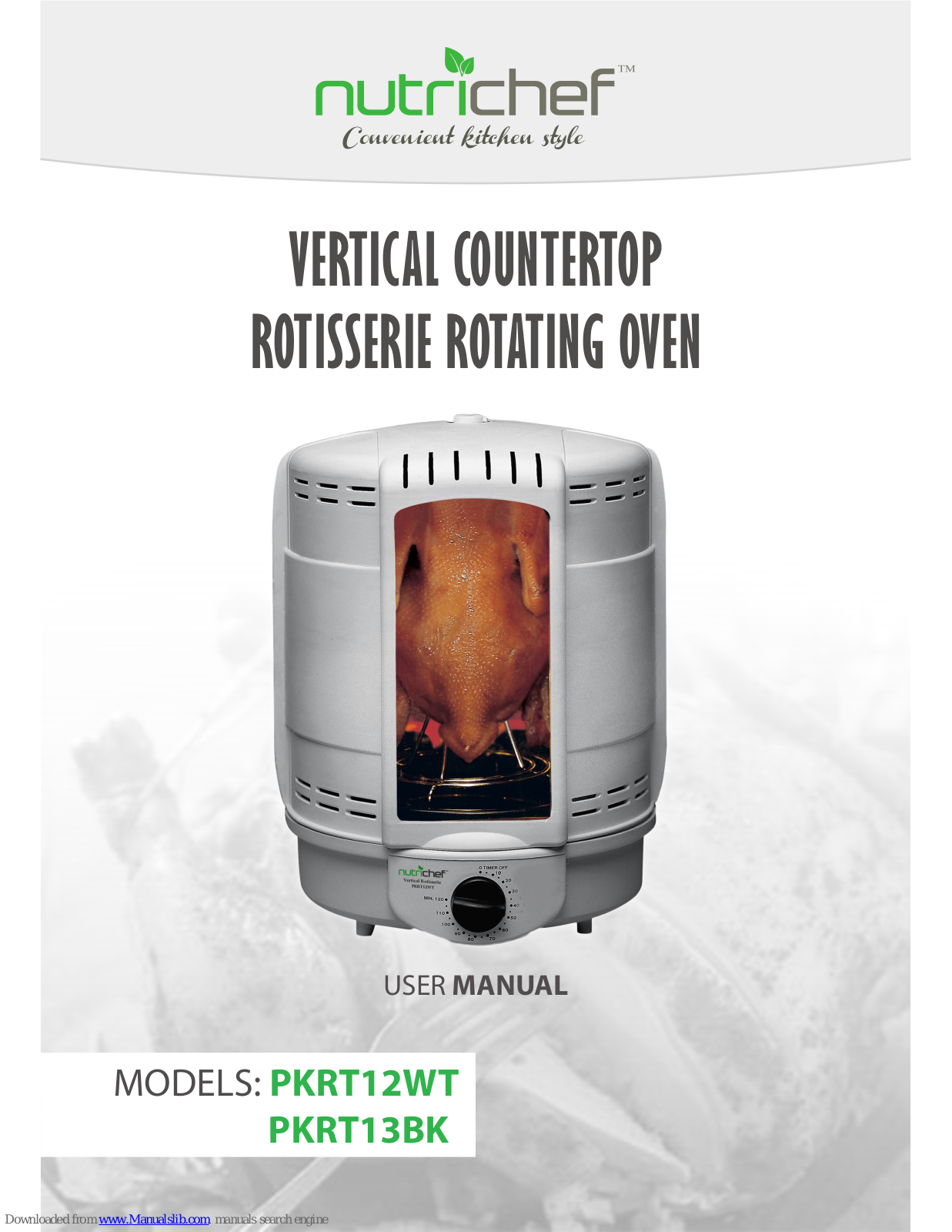 NutriChief PKRT12WT, PKRT13BK User Manual - ManualMachine.com