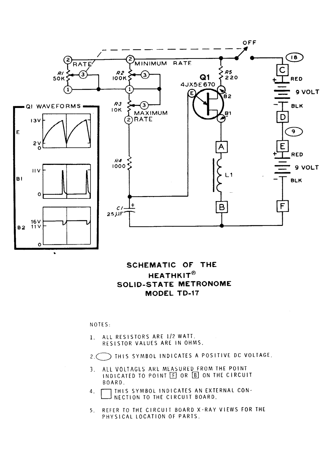 Heathkit td 17 schematic