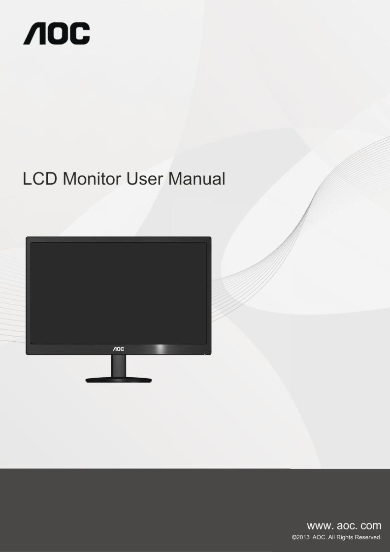 AOC e2070Swn User Manual
