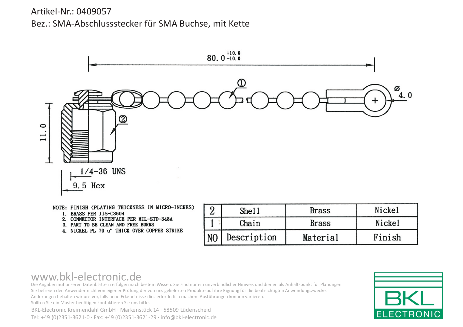 BKL BKL 0409057 Datasheet - ManualMachine.com