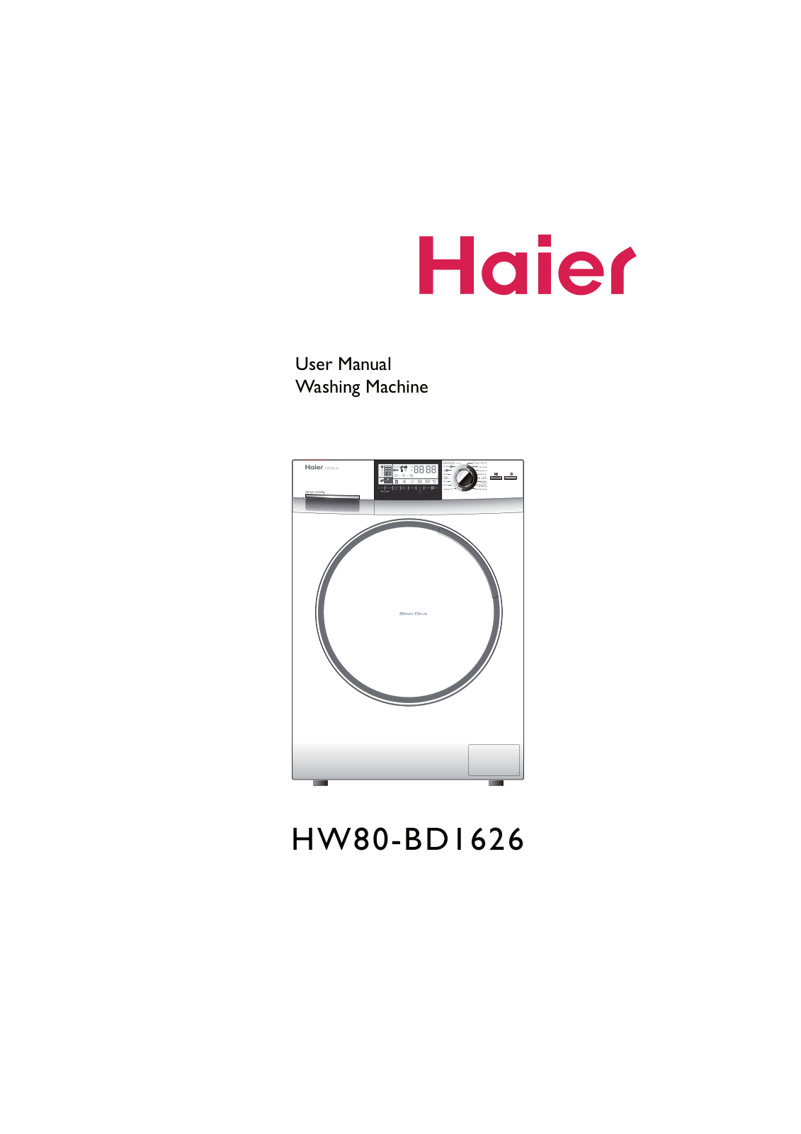 HAIER HW80-BD1626 User Manual