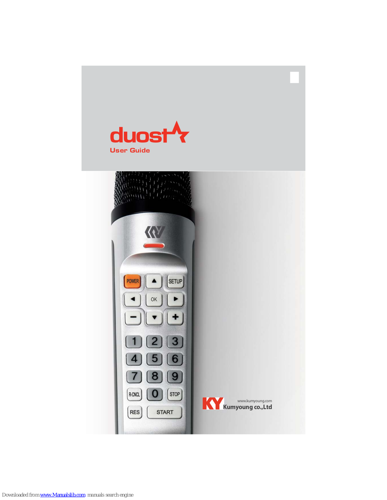 KY KHM500, Duostar User Manual