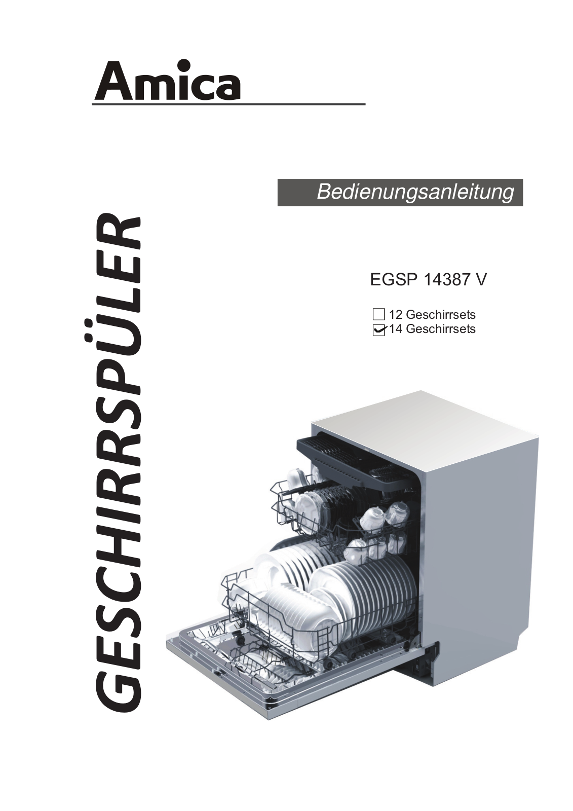 Amica EGSP 14387 V User Manual