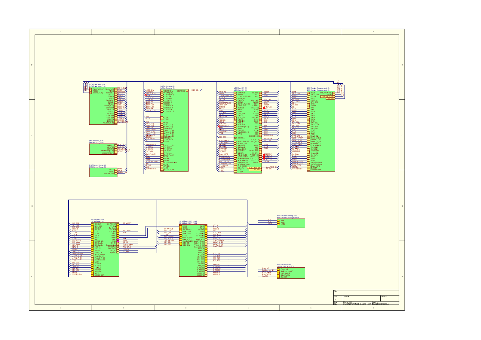 Hyundai H-LCD2601 circuit diagram 26-32inch