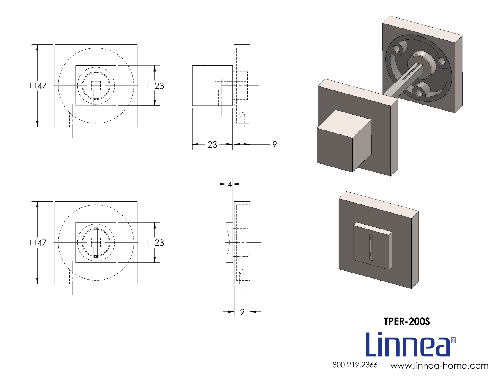 Linnea LNNE8897 Dimensions - ManualMachine.com
