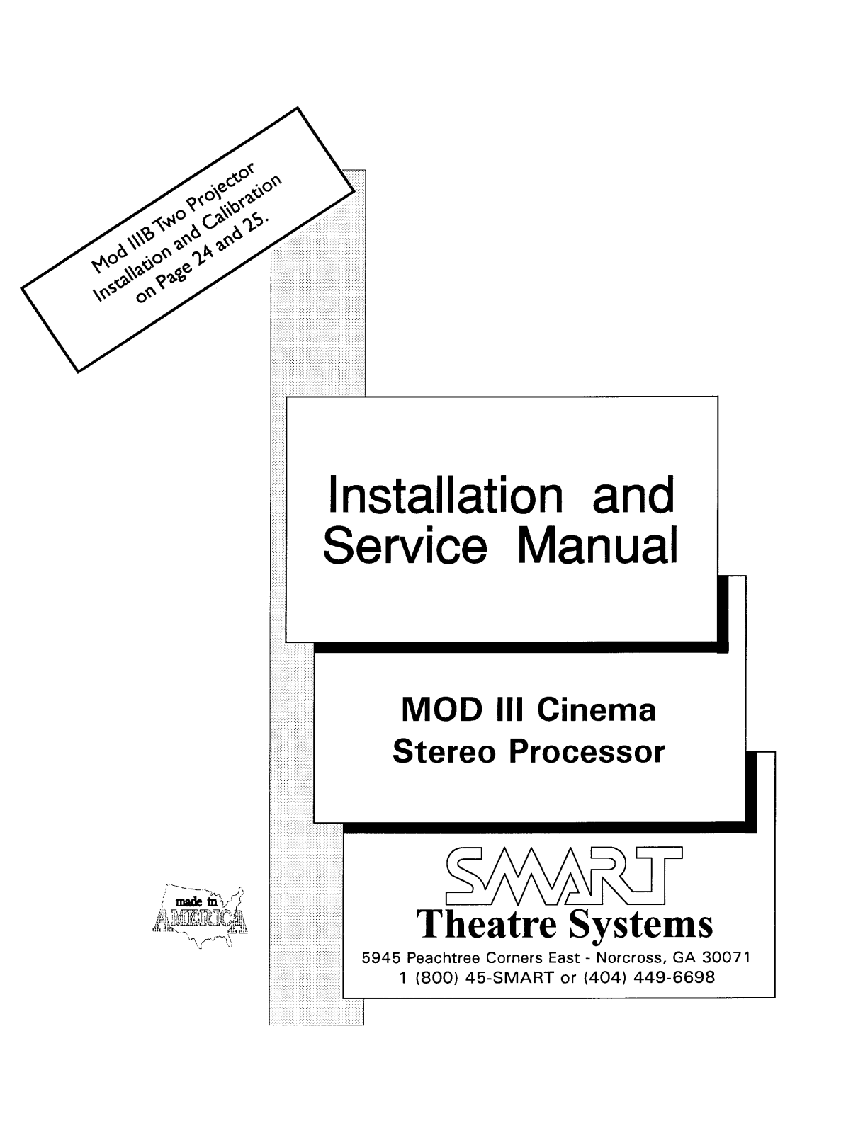 Smart MOD III SERVICE MANUAL