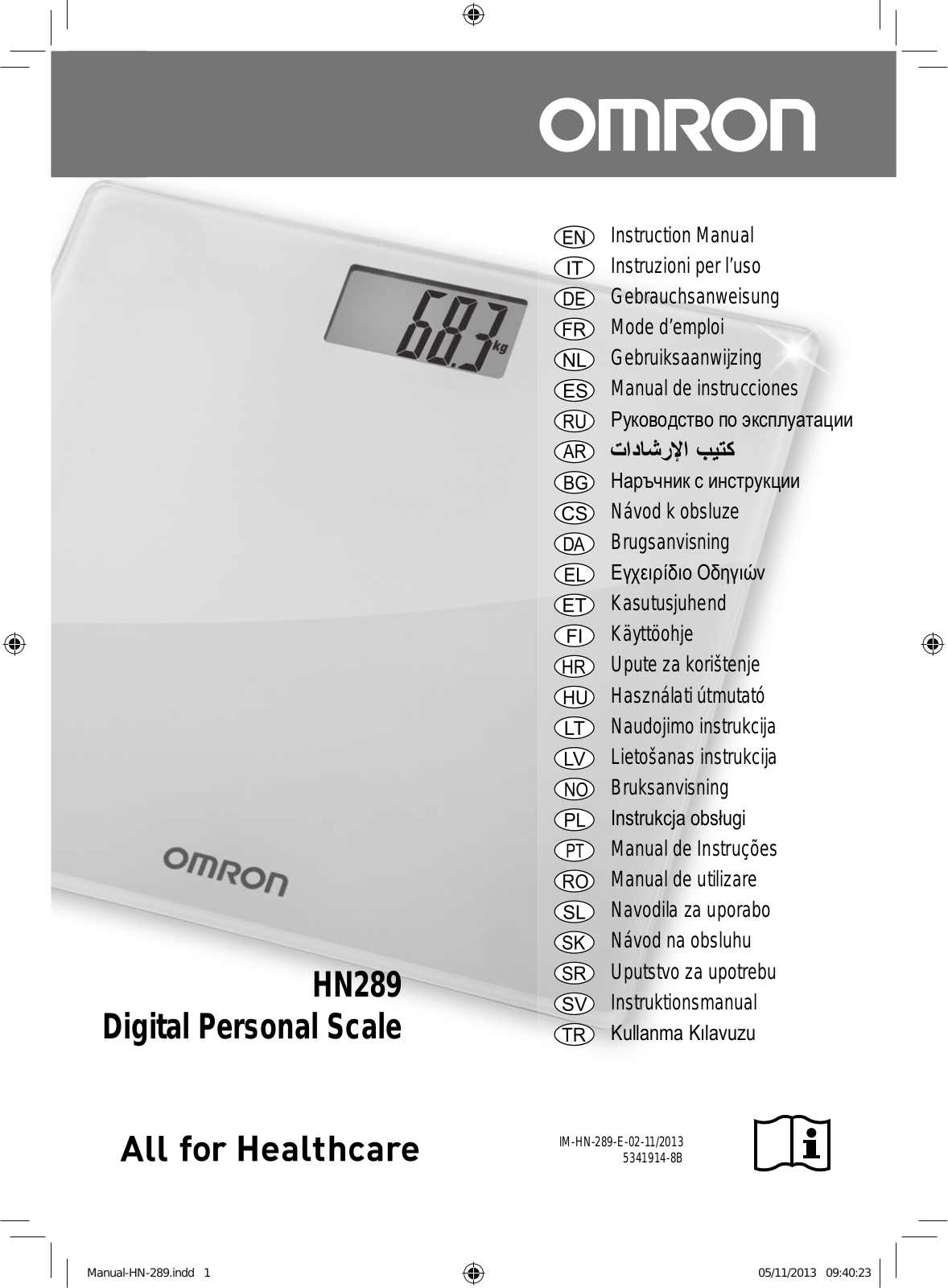 Omron HN-289-EBK User Manual