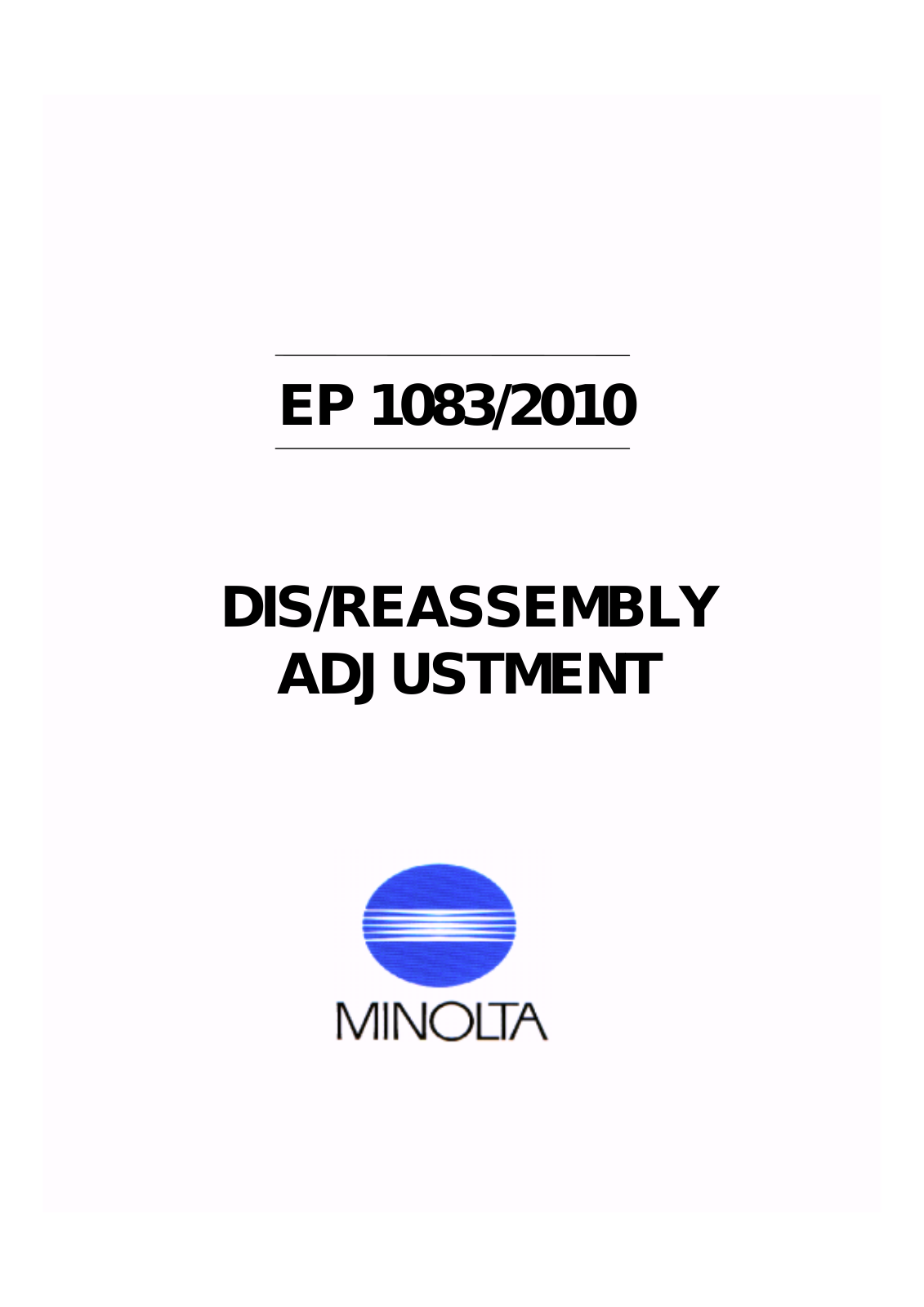 KONICA MINOLTA EP 2010 20039 Diagram