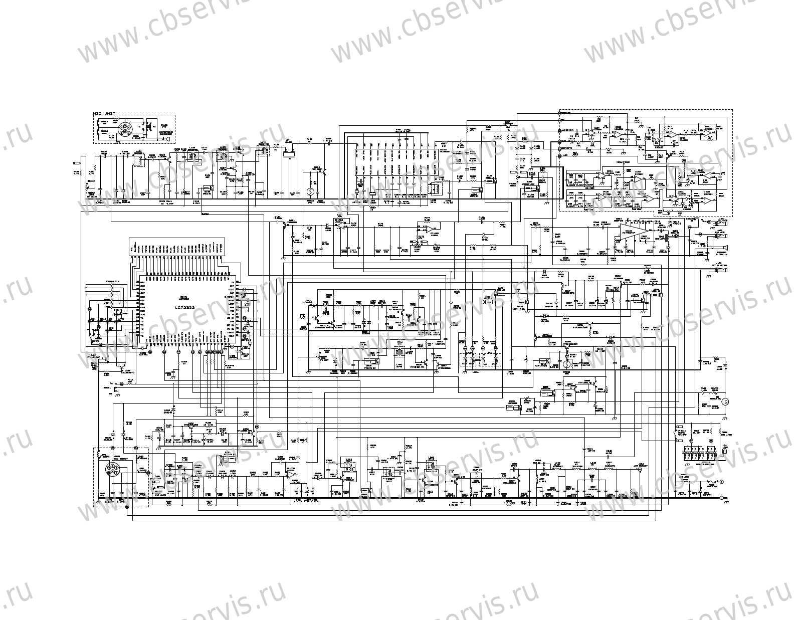 MIDLAND Alan 48 EX Schematics