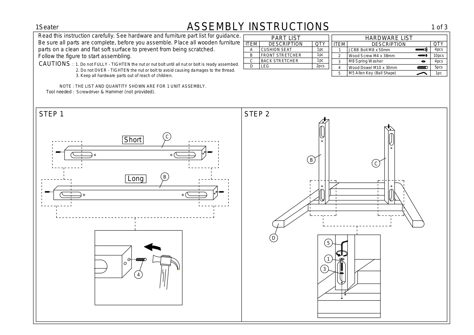 Wade Logan W006116607 Assembly Instructions - ManualMachine.com