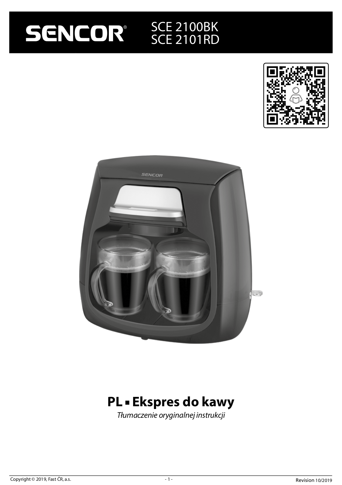 SENCOR SCE 2100BK User guide - ManualMachine.com