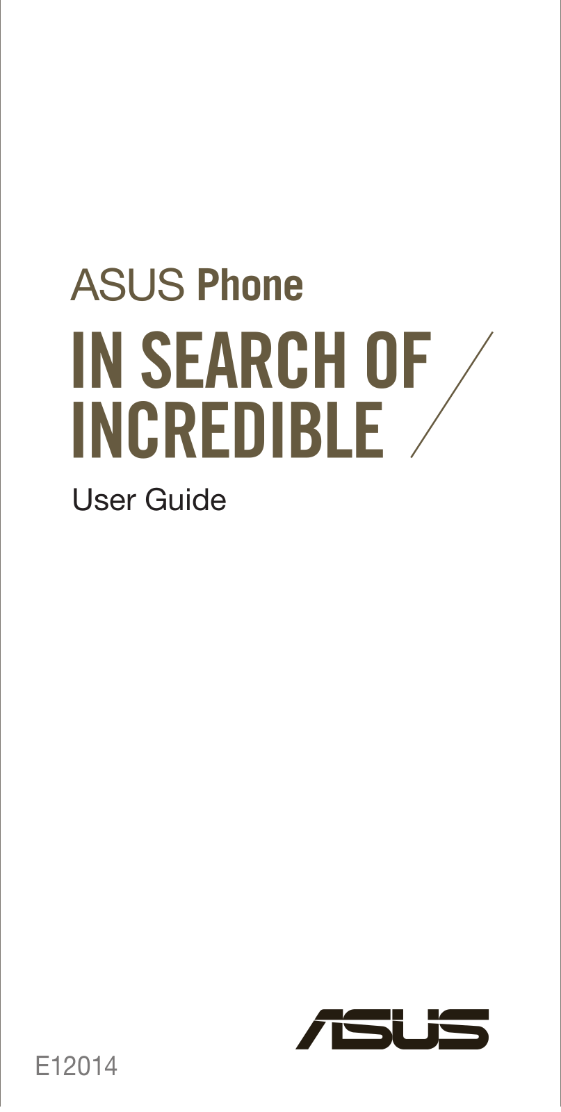 ASUSTeK Computer X014D Users Manual