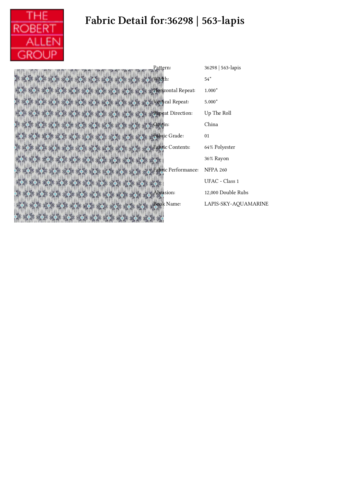 Duralee CRAL5637 Specifications - ManualMachine.com