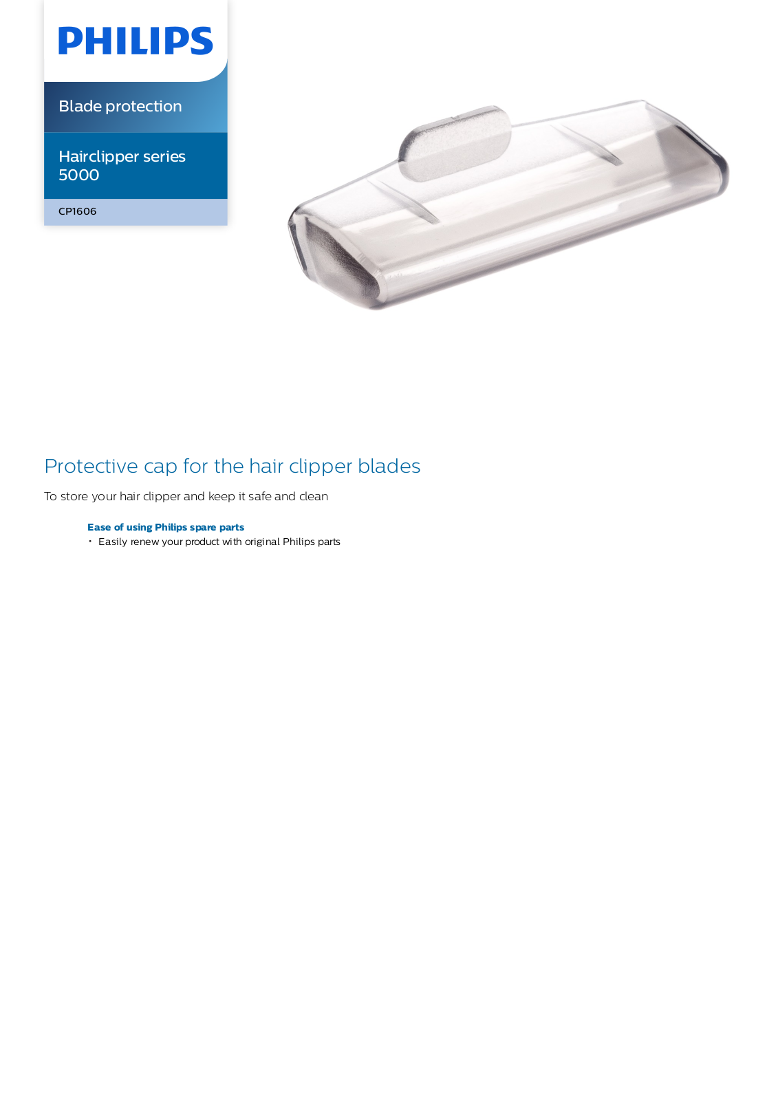 Philips CP1606/01 leaflet - ManualMachine.com