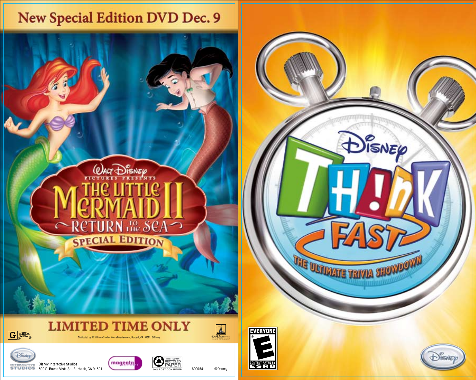 Disney Think Fast- The Ultimate Trivia Showdown User Manual