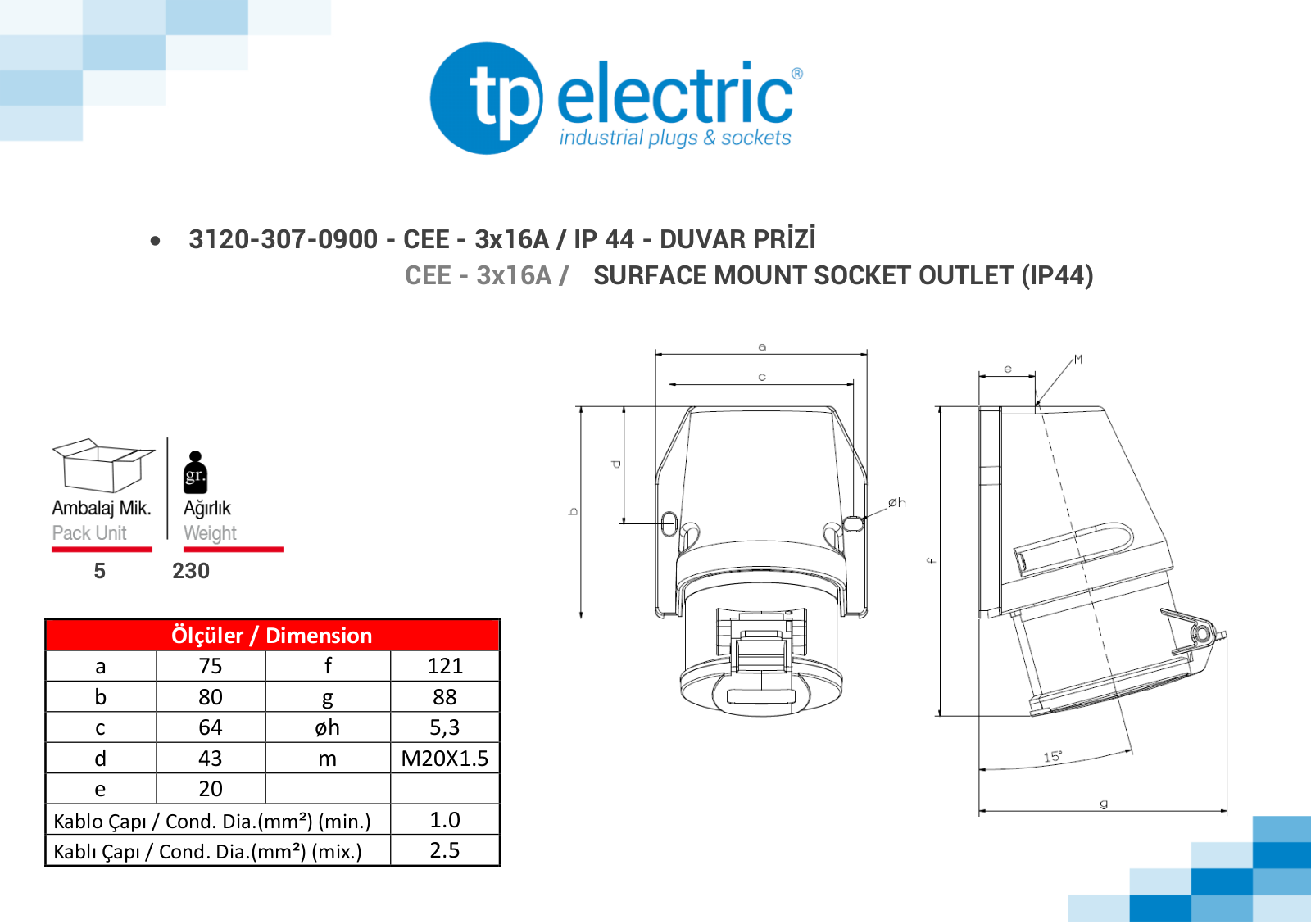 Datasheet 3120-307-0900 Specification - ManualMachine.com
