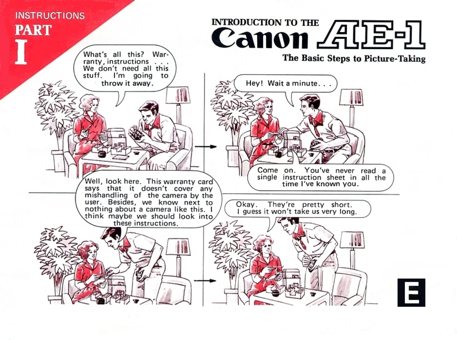 Canon AE-1 Instruction Manual