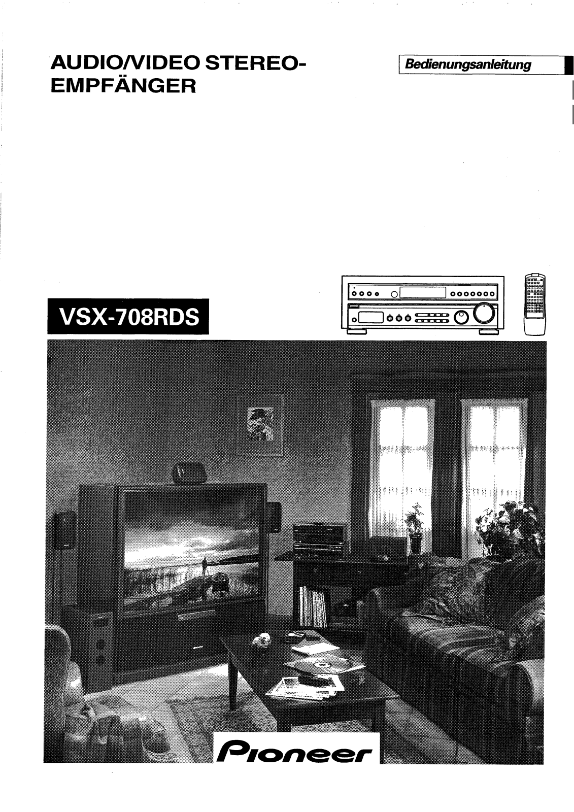 Pioneer VSX-708RDS User Manual