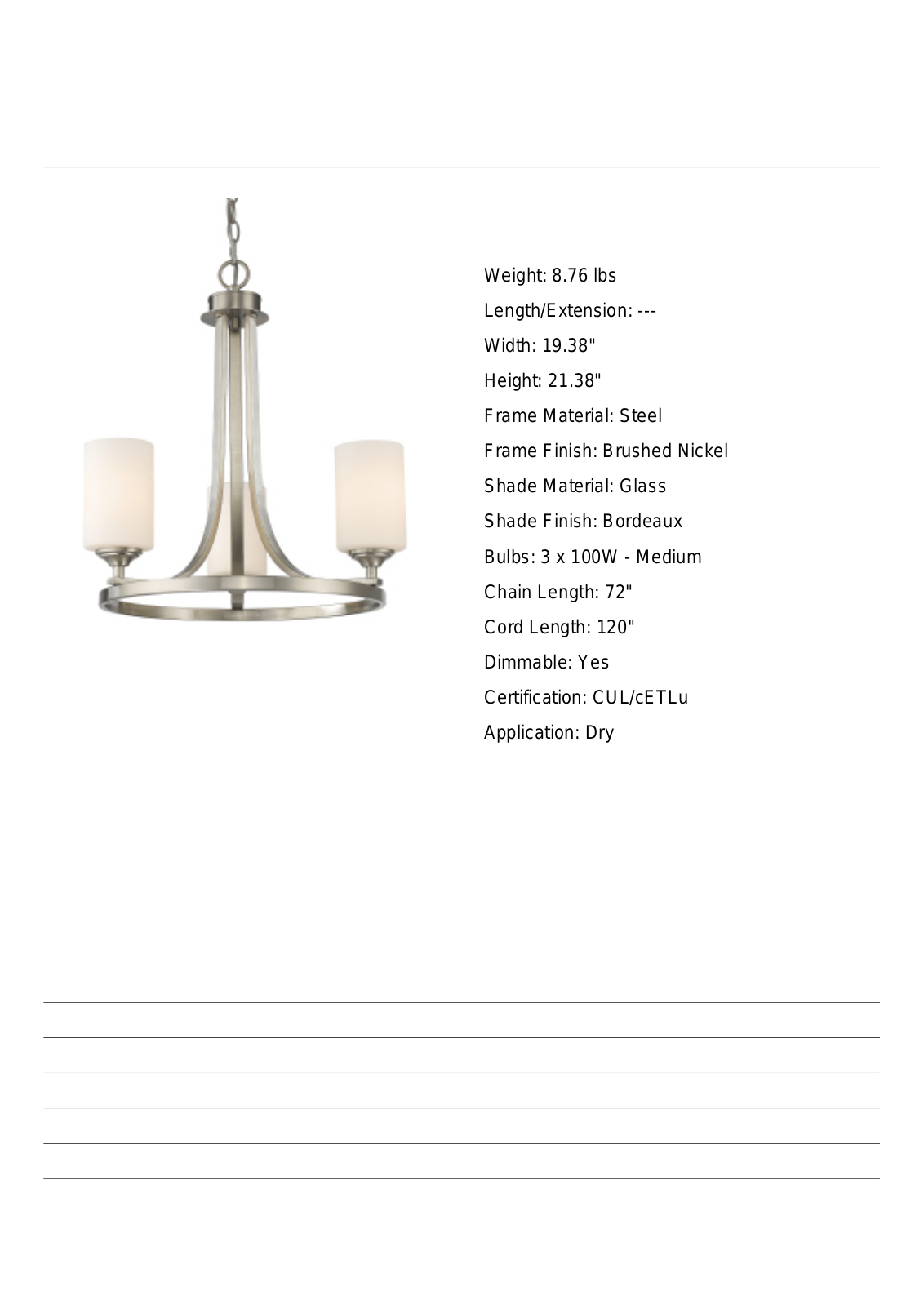 Fleur De Lis Living FDLV1137 Specifications - ManualMachine.com